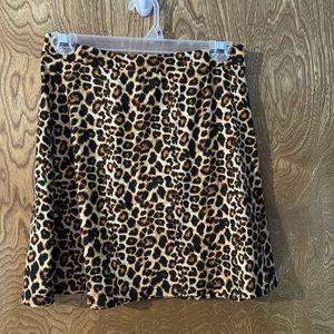 Mini cheetah skirt
